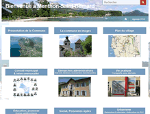 Tablet Screenshot of menthon-saint-bernard.fr